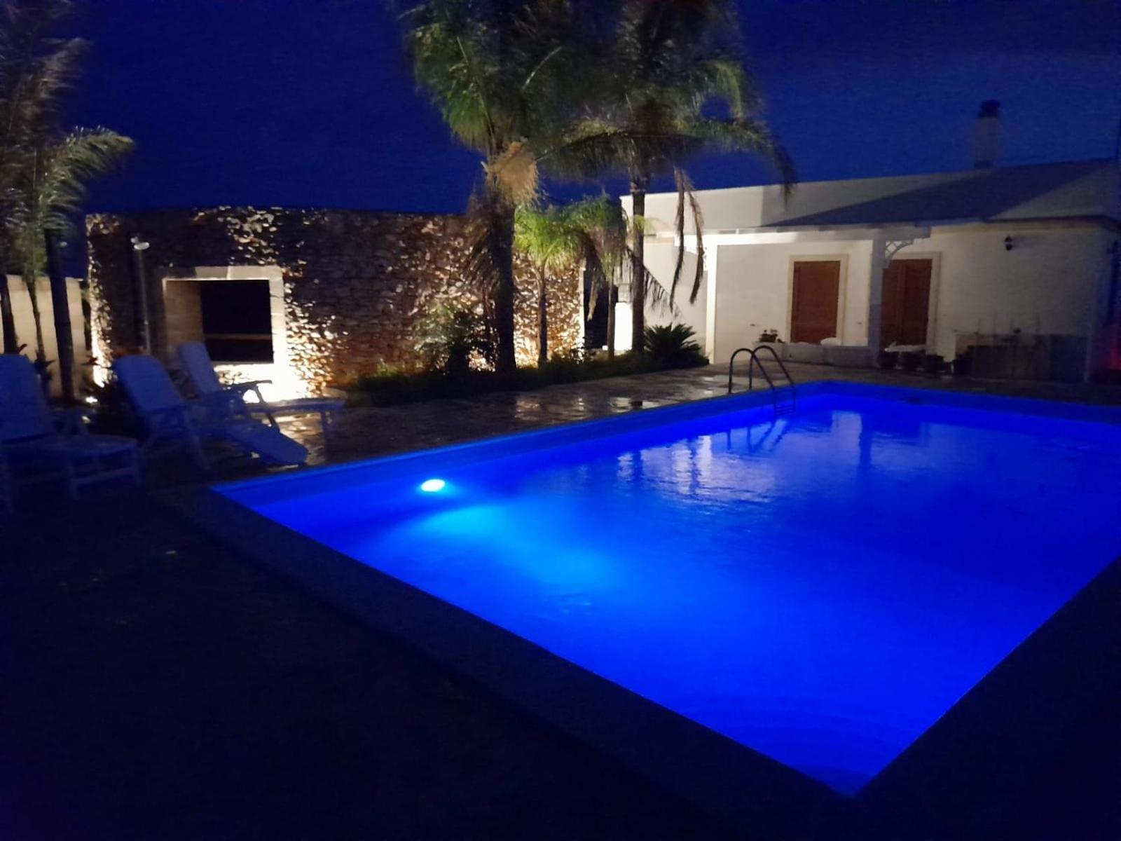 Villa Vista Mare Panoramica, Trullo E Piscina Esclusiva Alliste Esterno foto