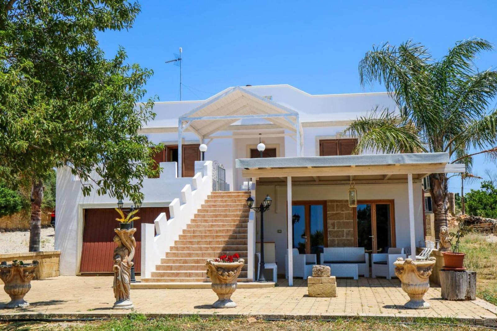 Villa Vista Mare Panoramica, Trullo E Piscina Esclusiva Alliste Esterno foto